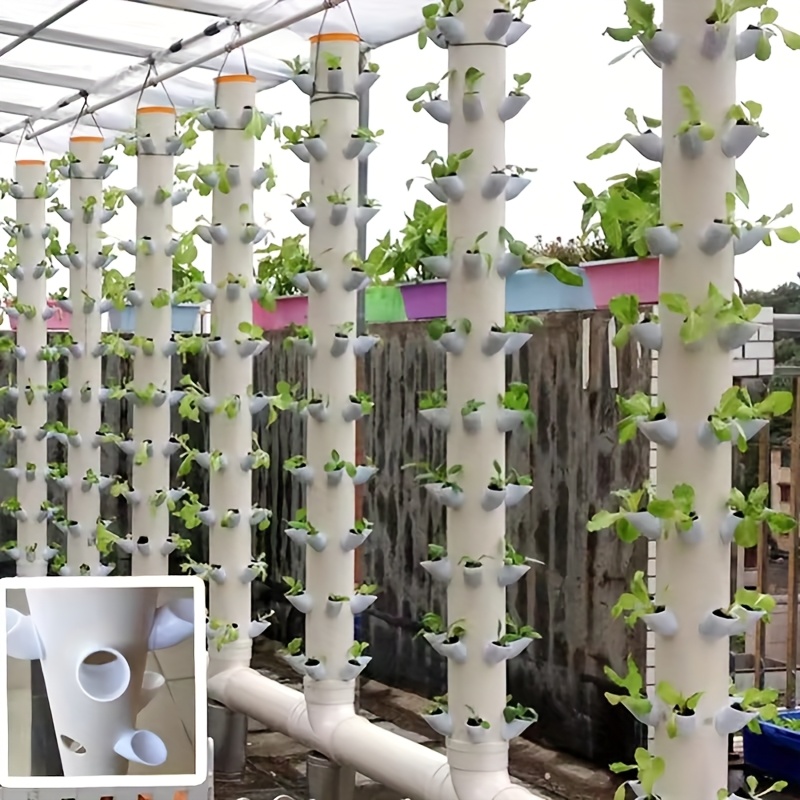 Hydroponic Tower Planter - 10set DIY Hydroponic Pots for Hydroponics