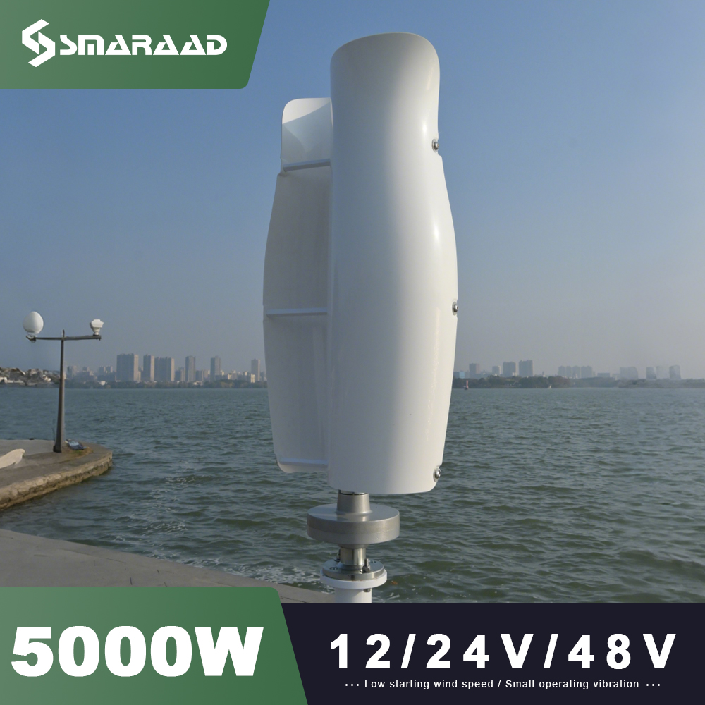 Urban Farming Vertical - 5000W Flower Vertical Wind Turbine With