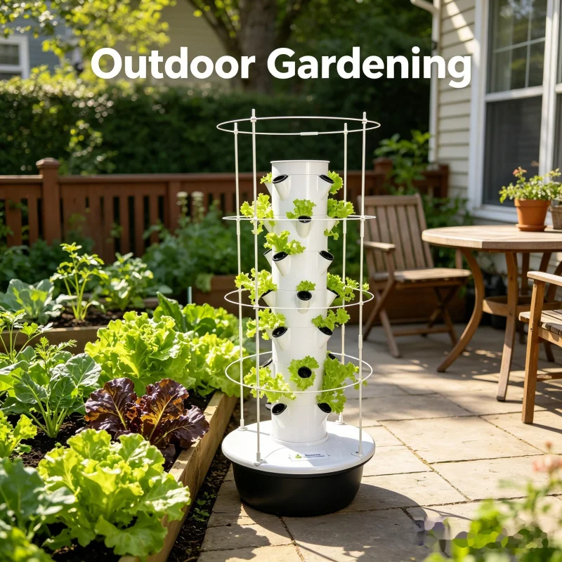 Smart Vertical Hydroponic Towe - đánh giá và giá Hydroponic Tower Planter