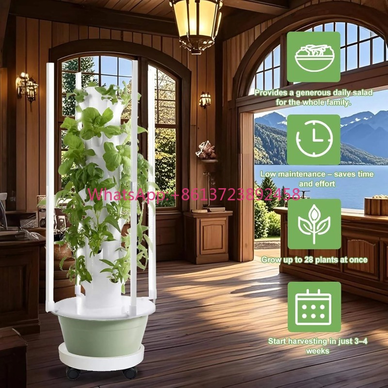 Hydroponic Growing Kit System  - đánh giá và giá Hydroponic Tower Planter
