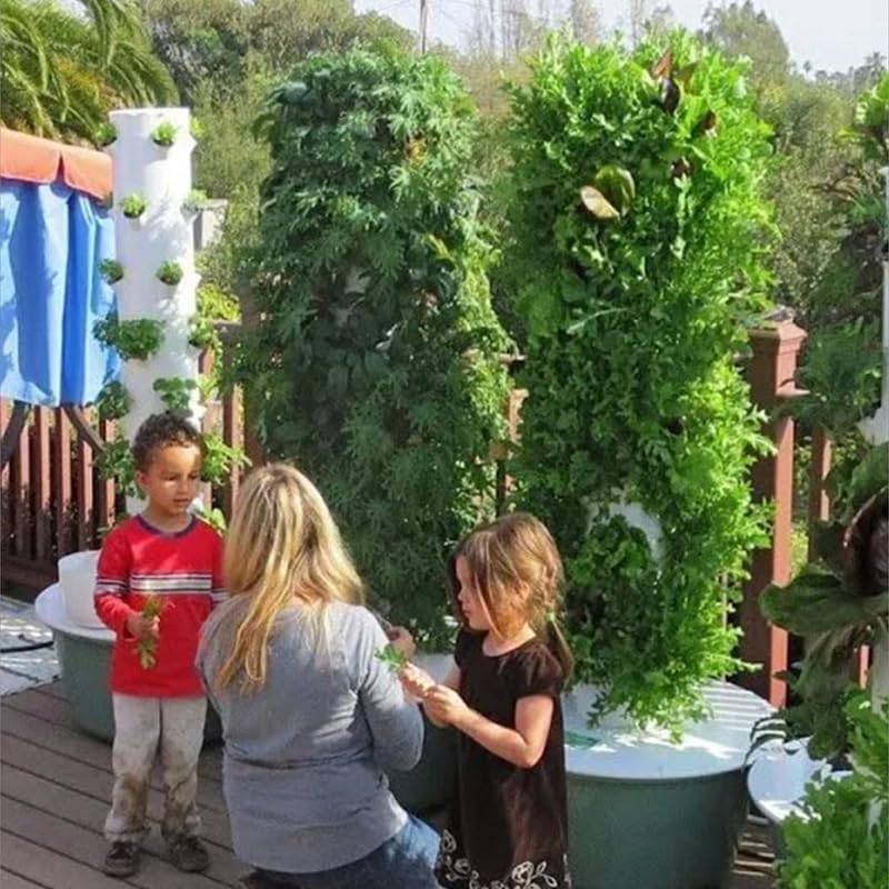Vertical Hydroponic Grow Tower - đánh giá và giá Hydroponic Tower Planter