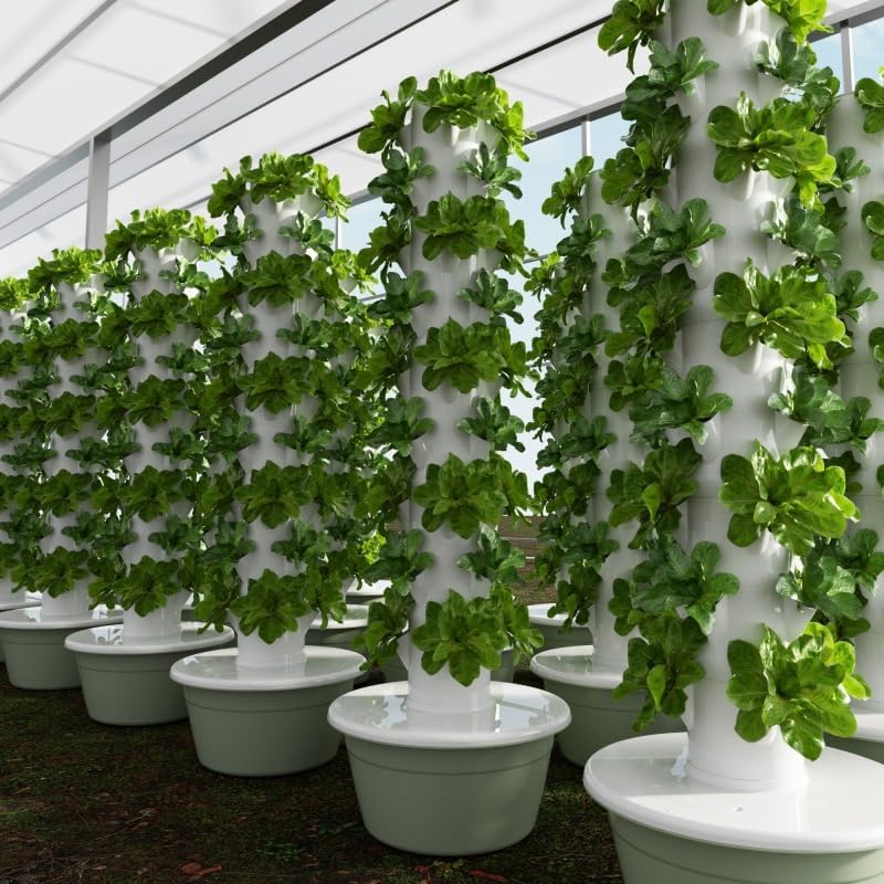 Vertical Hydroponic Grow Tower - đánh giá và giá Hydroponic Tower Planter
